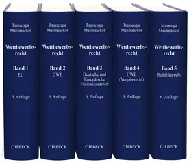 Immenga / Mestmäcker | Wettbewerbsrecht  Kommentar - Gesamtwerk | Buch | 978-3-406-72480-0 | sack.de