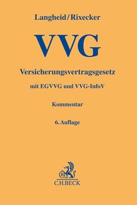 Langheid / Rixecker | VVG | Buch | sack.de