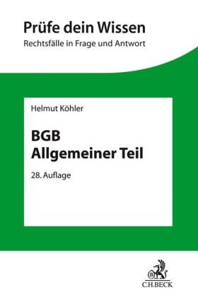 Köhler | BGB Allgemeiner Teil | Buch | 978-3-406-72551-7 | sack.de