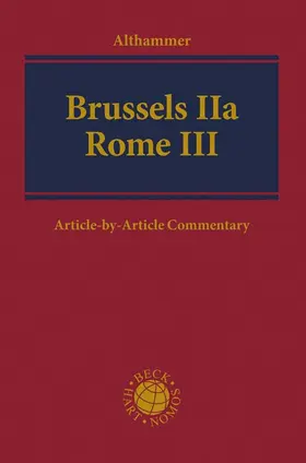Althammer |  Brussels IIa - Rome III | Buch |  Sack Fachmedien