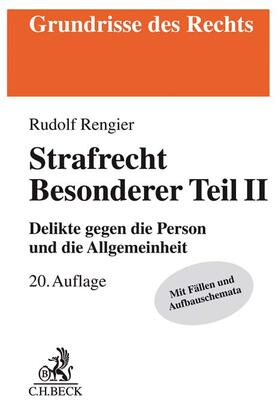 Rengier | Strafrecht Besonderer Teil II | Buch | 978-3-406-72819-8 | sack.de