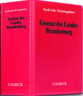Gesetze des Landes Brandenburg  Hauptordner 95 mm | Loseblattwerk | sack.de