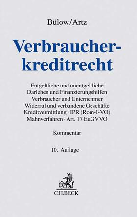 Bülow / Artz | Bülow, P: Verbraucherkreditrecht | Buch | 978-3-406-72869-3 | sack.de