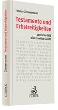 Zimmermann |  Testamente und Erbstreitigkeiten | Buch |  Sack Fachmedien