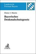 Martin |  Bayerisches Denkmalschutzgesetz: BayDSchG | Buch |  Sack Fachmedien