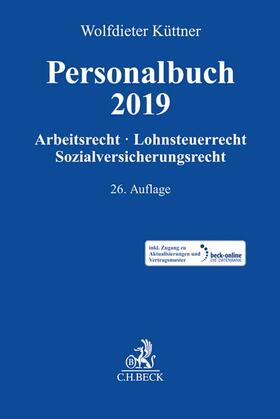 Küttner | Personalbuch 2019 | Medienkombination | 978-3-406-73300-0 | sack.de