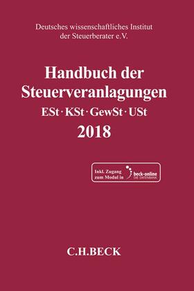 Handbuch der Steuerveranlagungen 2018 | Medienkombination | 978-3-406-73349-9 | sack.de