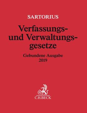 Sartorius | Verfassungs- und Verwaltungsgesetze | Buch | 978-3-406-73419-9 | sack.de