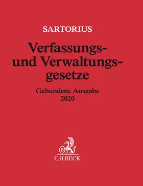 Sartorius | Verfassungs- und Verwaltungsgesetze | Buch | sack.de