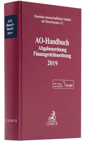 AO-Handbuch 2019 | Buch |  Sack Fachmedien