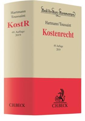 Hartmann / Toussaint | Kostenrecht: KostR | Buch | 978-3-406-73552-3 | sack.de