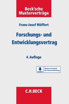 Möffert | Forschungs- und Entwicklungsvertrag | Buch | 978-3-406-73670-4 | sack.de