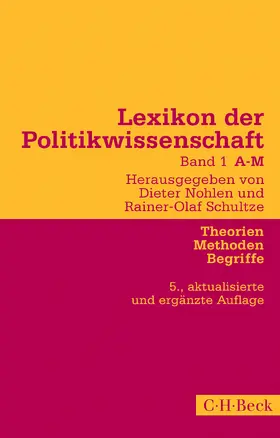 Nohlen / Schultze |  Lexikon der Politikwissenschaft Bd. 1: A-M | Buch |  Sack Fachmedien