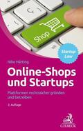 Härting |  Online-Shops und Startups | eBook | Sack Fachmedien