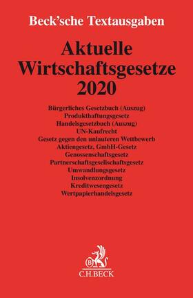 Aktuelle Wirtschaftsgesetze 2020 | Buch | 978-3-406-73873-9 | sack.de