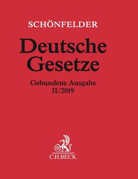 Schönfelder | Deutsche Gesetze Gebundene Ausgabe II/2019 | Buch | 978-3-406-73916-3 | sack.de