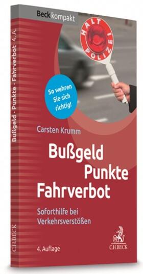 Krumm |  Bußgeld - Punkte - Fahrverbot | Buch |  Sack Fachmedien