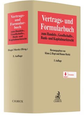 Hopt / Merkt  | Vertrags- und Formularbuch | Buch | sack.de