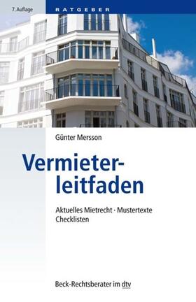 Mersson | Vermieterleitfaden | E-Book | sack.de