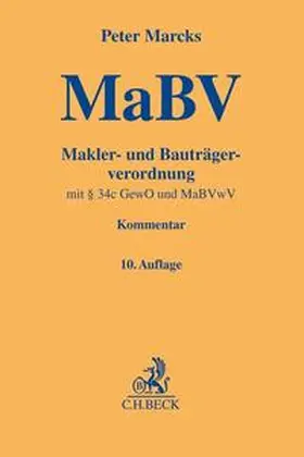 Marcks | MaBV | Buch | 978-3-406-74188-3 | sack.de