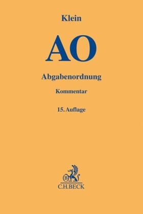 Klein | Abgabenordnung: AO  | Buch | sack.de