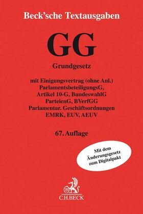 Grundgesetz für die Bundesrepublik Deutschland | Buch | 978-3-406-74371-9 | sack.de