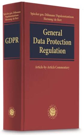 Spiecker gen. Döhmann / Papakonstantinou / Hornung / Hert |  General Data Protection Regulation  | Buch |  Sack Fachmedien