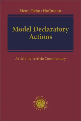 Heun-Rehn / Hoffmann |  Model Declaratory Actions - German Collective Consumer Litigation | Buch |  Sack Fachmedien