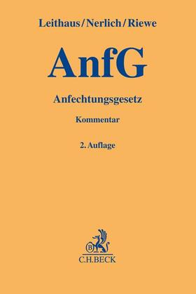 Leithaus / Nerlich / Riewe | Anfechtungsgesetz: AnfG | Buch | 978-3-406-74492-1 | sack.de