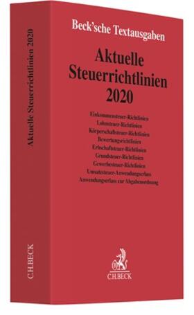 Aktuelle Steuerrichtlinien 2020 | Buch | 978-3-406-74574-4 | sack.de