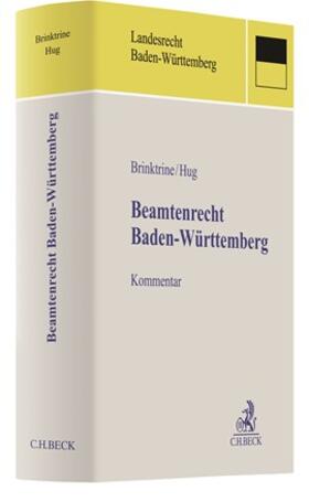 Brinktrine / Hug / Adam |  Beamtenrecht Baden-Württemberg | Buch |  Sack Fachmedien