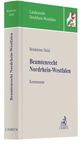 Brinktrine / Heid |  Beamtenrecht Nordrhein-Westfalen: Beamtenrecht NRW | Buch |  Sack Fachmedien