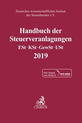 Deutsches wissenschaftliches Institut der Steuerberater e.V. | Handbuch der Steuerveranlagungen 2019 | Medienkombination | sack.de