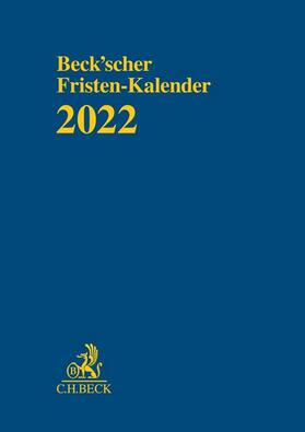 Beck'scher Fristen-Kalender 2022 | Sonstiges | sack.de