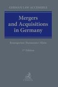 Rosengarten / Burmeister / Klein |  Mergers and Acquisitions in Germany | Buch |  Sack Fachmedien
