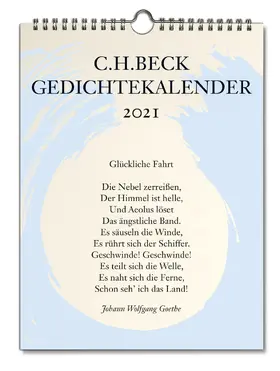 Petersdorff |  C.H. Beck Gedichtekalender 2021 | Sonstiges |  Sack Fachmedien