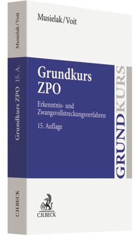 Musielak / Voit | Musielak, H: Grundkurs ZPO | Buch | 978-3-406-75353-4 | sack.de