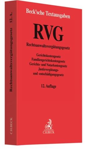 RVG: Rechtsanwaltsvergütungsgesetz | Buch | 978-3-406-75366-4 | sack.de
