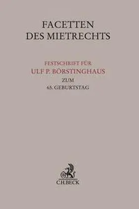 Artz / Eisenschmid / Schmidt |  Facetten des Mietrechts | Buch |  Sack Fachmedien