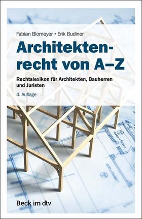 Blomeyer / Budiner | Architektenrecht von A-Z | Buch | 978-3-406-75439-5 | sack.de
