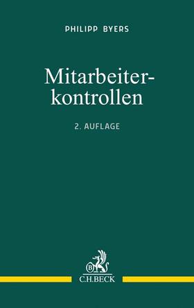 Byers | Mitarbeiterkontrollen | Buch | 978-3-406-75455-5 | sack.de