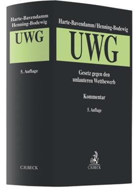 Harte-Bavendamm / Henning-Bodewig | Gesetz gegen den unlauteren Wettbewerb: UWG | Buch | 978-3-406-75504-0 | sack.de