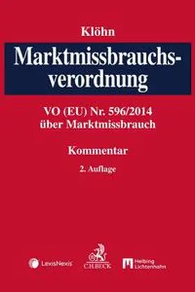 Klöhn / Brellochs / Schmolke |  Marktmissbrauchsverordnung | Buch |  Sack Fachmedien