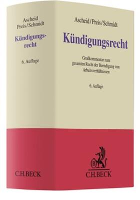Aascheid / Schmidt / Preis | Kündigungsrecht | Buch | 978-3-406-75687-0 | sack.de