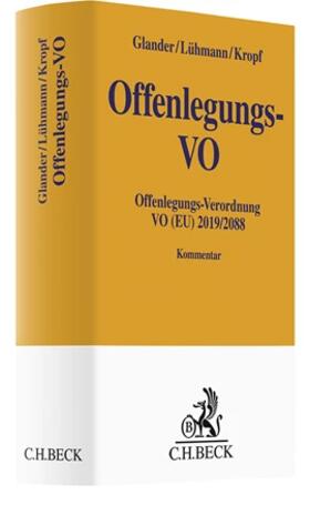 Glander / Lühmann / Kropf | Offenlegungs-VO | Buch | 978-3-406-75726-6 | sack.de