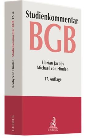 Jacoby / Hinden | BGB: Bürgerliches Gesetzbuch | Buch | 978-3-406-75771-6 | sack.de