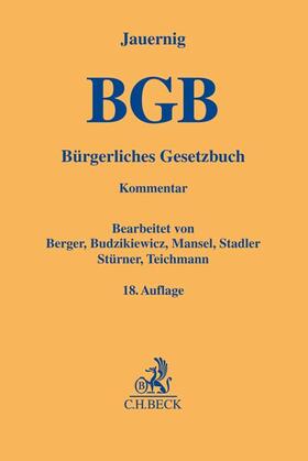 Jauernig | Bürgerliches Gesetzbuch: BGB | Buch | sack.de