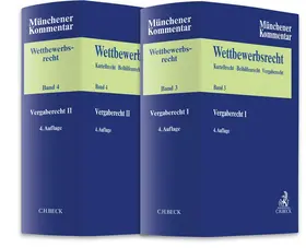 Säcker / Ganske / Knauff |  Münchener Kommentar zum Wettbewerbsrecht: Band 3: Vergaberecht I / Band 4: Vergaberecht II  | Buch |  Sack Fachmedien