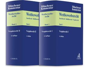 Säcker / Ganske / Knauff | Münchener Kommentar zum Wettbewerbsrecht: Band 3: Vergaberecht I / Band 4: Vergaberecht II  | Buch | 978-3-406-75877-5 | sack.de