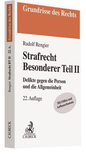 Rengier | Strafrecht Besonderer Teil II | Buch | 978-3-406-75888-1 | www.sack.de